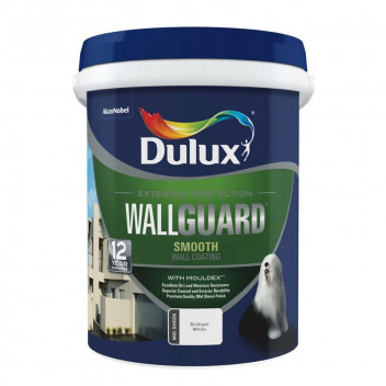 DULUX WALLGUARD WHITE PVA PAINT 5L