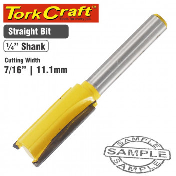 BIT ROUTER STRAIGHT 7/16INCH 11.11MM CKP204 TORK CRAFT
