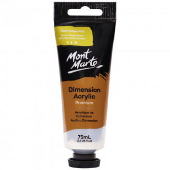 PEARL YELLOW CRAFT ACRYLIC PAINT 75ML
