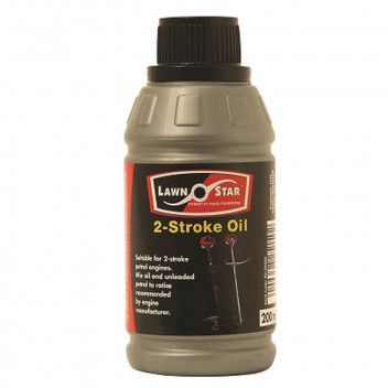 LAWN STAR 2?STROKE MOTOR OIL LAWNMOWER 200ML