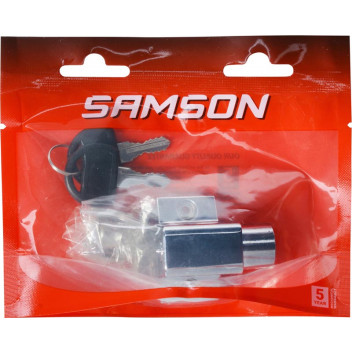 BOLTFIX PATIO DOOR LOCK CHROME PLATED NIGHT LATCH.