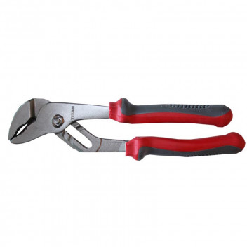 TITAN HARDWARE WATERPUMP PLIERS ALLOY STEEL RED/GREY 250MM