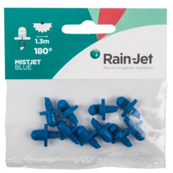 MICRO RAINJET MISTER BLUE HEAD 180 DEGREE 10 PER PACK