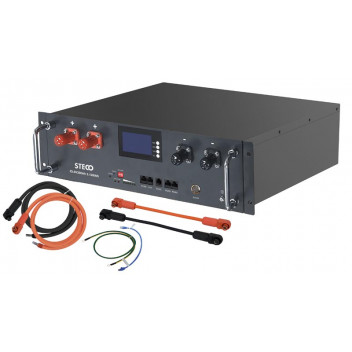 STECO BATTERY SOLAR CABINET TYPE LIFEPO4 24V 5120WH