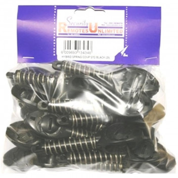 NTEK BLACK SPRING ELECTRIC FENCE SPRING COMPRESSION HYBRID 25 PER PACK