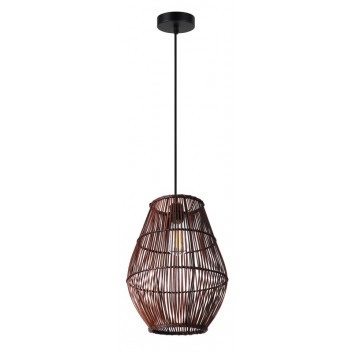 K LIGHT COFFEE E27 RATTEN AND BAMBOO PENDANT LIGHT