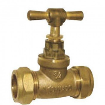 TAP STOP ROUGH BRASS 22MM