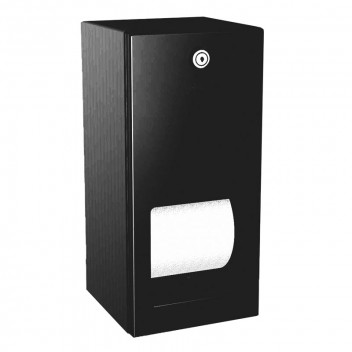 FRANKE DOUBLE TOILET ROLL HOLDER MATT BLACK