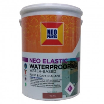 NEO TILE RED ELASTIC WATERPROOFING 5L
