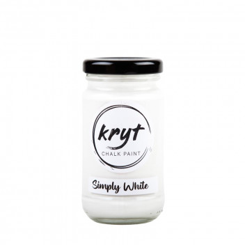 KRYT CHALK PAINT SIMPLY WHITE 125ML