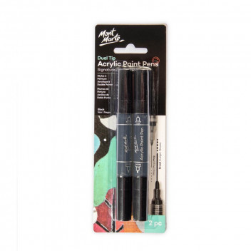CRAFT DUAL TIP BLACK PAINT PEN