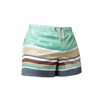 TURQUOISE STRIPE MENS SWIM SHORTS SIZE36
