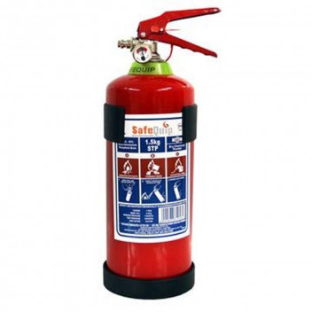 SAFEQUIP DCP FIRE EXTINGUISHER RED 1.5KG.