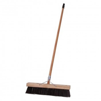 ACADEMY 460MM PLATFORM BROOM, SYNTHETIC - WITH HANDLE