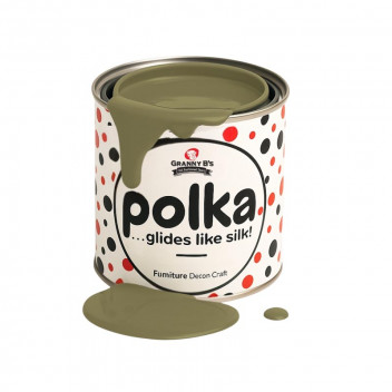 POLKA BURNT OLIVE CRAFT PAINT 1L