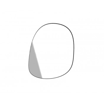 ORO BLACK LEFT ART FRAMED MIRROR