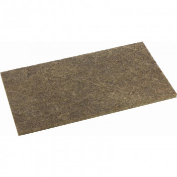 SAFETOP FELT PAD RECTANGLE BROWN  50X100MM 1PP ADHESIVE