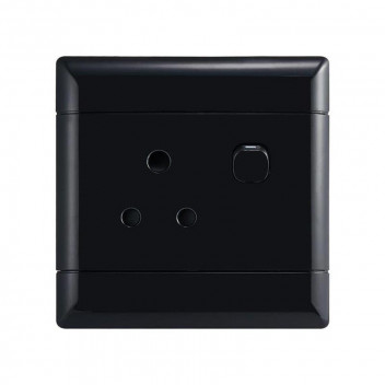 NEU BLACK SOCKET SWITCH 100X100MM