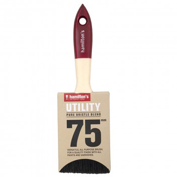 HAMILTONS UTILITY PAINT BRUSH  75MM