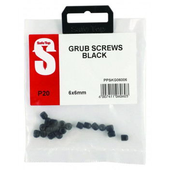 GRUB SCREW 6X6MM 20PER PACK