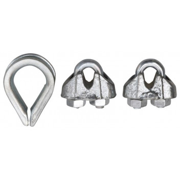 BOLTFIX CLAMP X4 AND THIMBLEX3 KIT M8 SAMSON