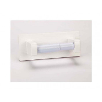 DECORWOOD WHITE TOILET ROLL HOLDER