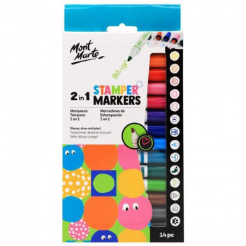 MARKER STAMPER  MMKC0199   2-IN-1 14PIECE