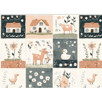 DECOUPAGE COUNTRYSIDE CHARM A3