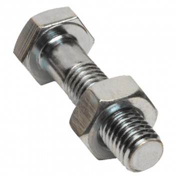 HEXAGON BOLT AND NUT 6X65MM 5PACK