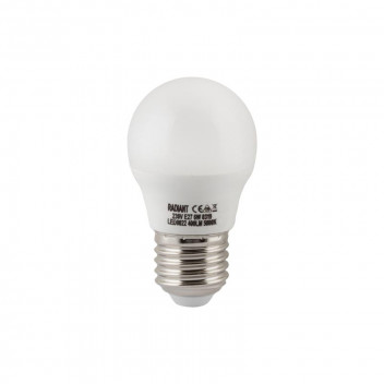 EUROLUX LED GOLFBALL BULB FROSTED E27 6W 5000K
