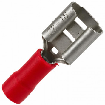 HELLERMANN RED CABLE LUG 1MM 10PIECE