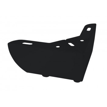 LEG COUCH  TL018BLK MACHENZIE 115MM BLACK