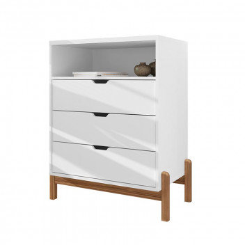 ANTARES WHITE 3XDRAWER DRAWER CABINET