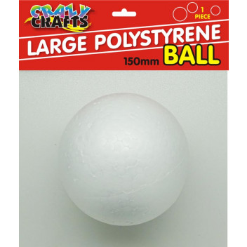 ROUND CRAFT FOAM BALL 150MM 1PIECE
