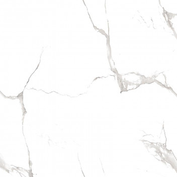 PORCELAIN POLISHED BIANCO CARRARA GLAZED FLOOR TILE 600MM X 600MM 1.44M2