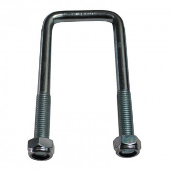 ZEBRA TRAILERS U BOLT SQUARE AND NUTS M12 140MM