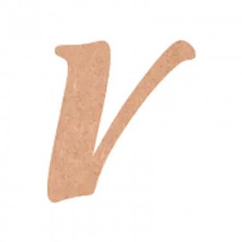 FLAMENCO V WOODEN ALPHABET 10CM