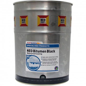 NEO WATERPROOFING BLACK BITUMEN 20L