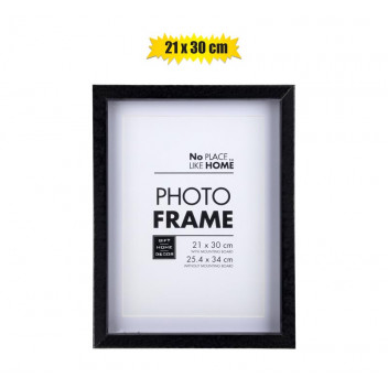 PHOTO FRAME SHADOW BOX  BLACK  21X30CM