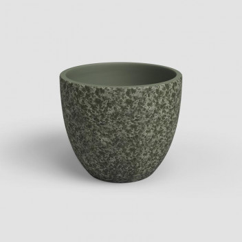 ARTEVASI HESTIA OLIVE GREEN CERAMIC POT 17CM