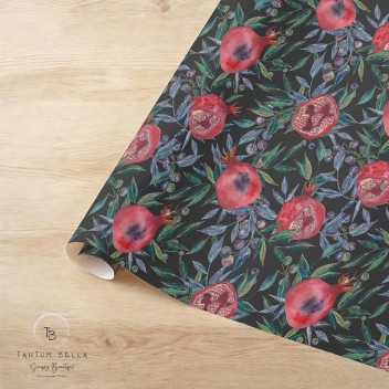 WRAPPING PAPER DARK HARVEST 500X750MM