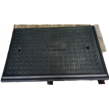 MANHOLE COVER AND FRAME 9E LD POLYMER LIGHT DUTY 930X630MM 54KG
