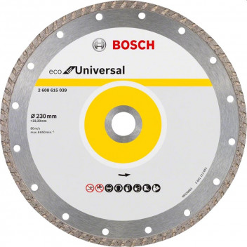 BOSCH ECO DIAMOND CUTTING BLADE BRICK & TILE 230X22.25MM C-RIM