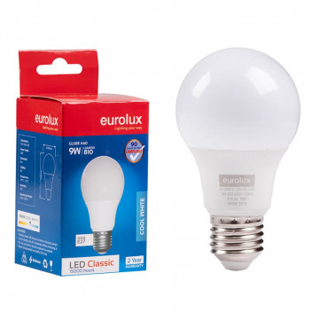 EUROLUX CLASSIC A60 LED BULB E27 9W 4000K