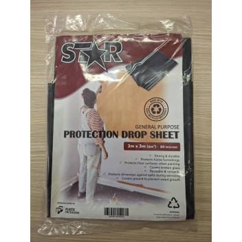 PLASTIC PACKAGING SHEET DROP PCW 2M X 3M X 50MIC