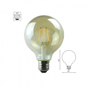 OLITE GOLD DIMMABLE E27 LED FILAMENT BULB G95 5W