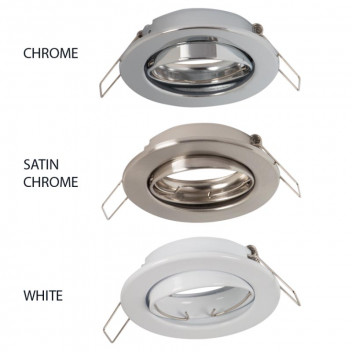 BRIGHTSTAR DOWN LIGHT TILT WHITE METAL
