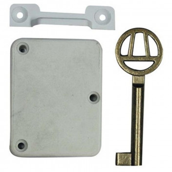 LOCK CUPB NYLON LOCK/KEY/STRIK