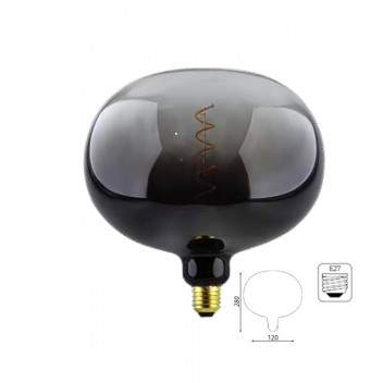 OLITE LED FILAMENT BULB E27 DIMMABLE GRAD BLACK 4W