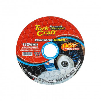 TORKCRAFT HONEYCOMB GLASS TILE DIAMOND CUT DISC 115MM